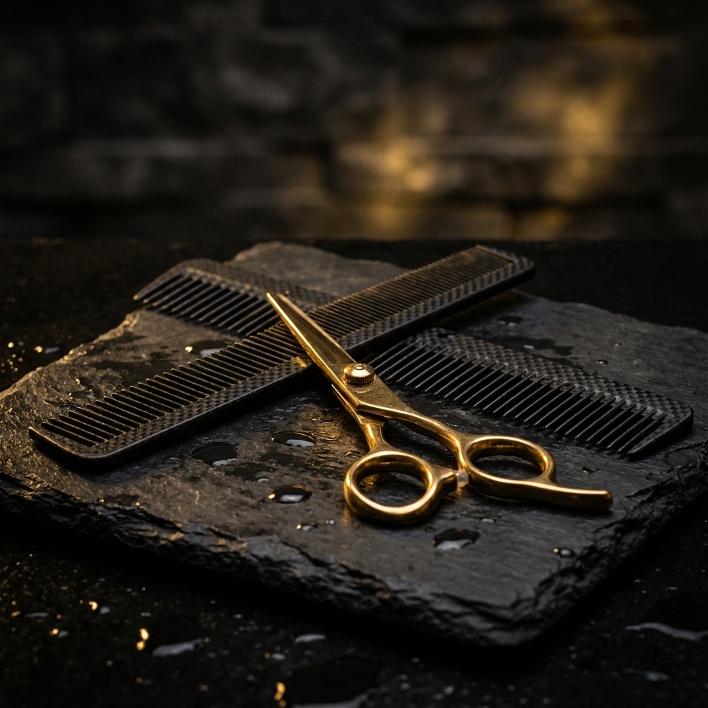 Hairstyling Close Up